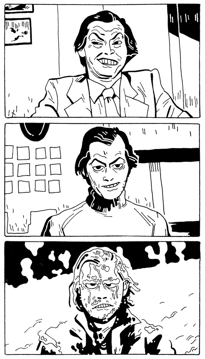 #Inktober Day 8: CROOKED | The Shining (1980) dir. Stanley Kubrick 