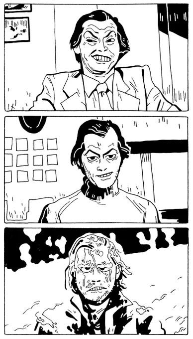 #Inktober Day 8: CROOKED | The Shining (1980) dir. Stanley Kubrick 