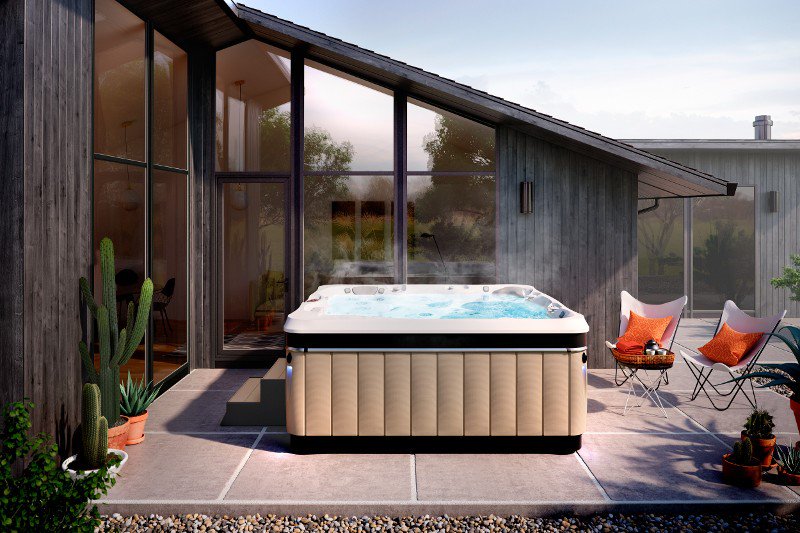 A Utopia® Series spa fits any home backyard, from mid-century modern to a cottage farmhouse.  bit.ly/2hBMa9x #CalderaSpas