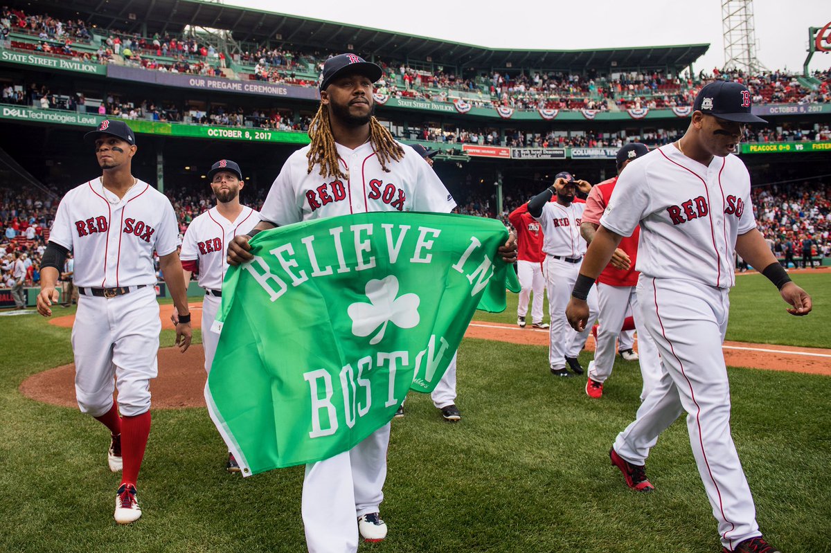 Believe in teamwork. Believe in family. #BELIEVEINBOSTON ☘️ <a href="/RedSox/">Red Sox</a> <a href="/MLB/">MLB</a>