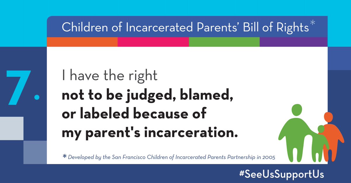 accipp1's tweet image. Reduce stigma &amp;amp; use humanizing words when referring to incarcerated parents. They are parents not “convicts” #8DaysOfRights #SeeUsSupportUs