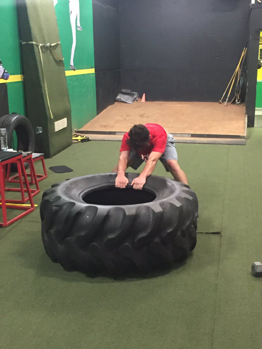 TopTierProspect's tweet image. University of Oregons 1st baseman, Josh Perlmutter, training for this upcoming season!