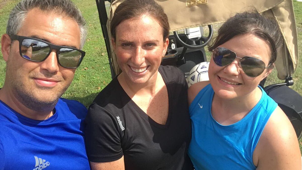 allison_asahm's tweet image. Footgolf! That's right soccer meets golf and is a huge success!