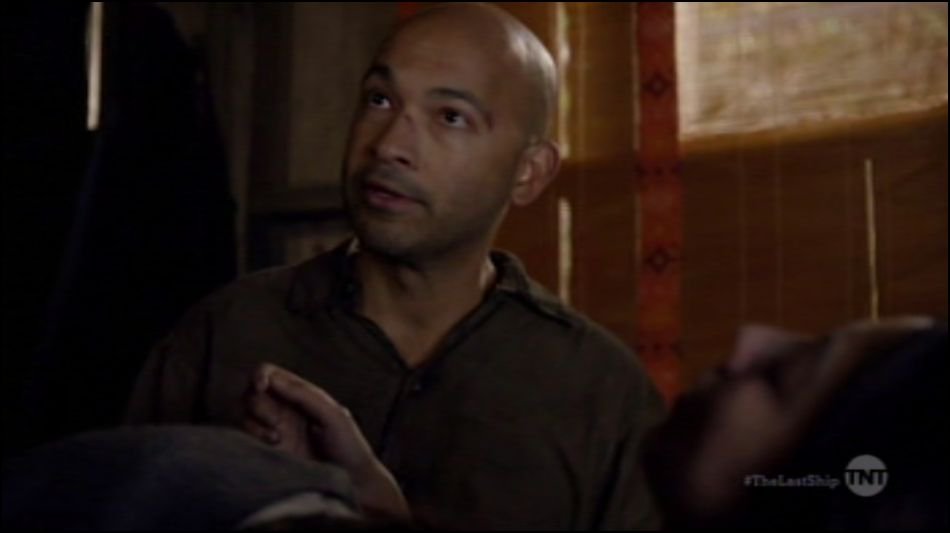 BlackhawkStrykr's tweet photo. @LastShipTV Next for #SlatterySunday #DocRios tells Takehaya his wife also suffers from malaria #TheLastShip #CaptainSlattery #NathanJames https://t.co/f2TrnWHCMe