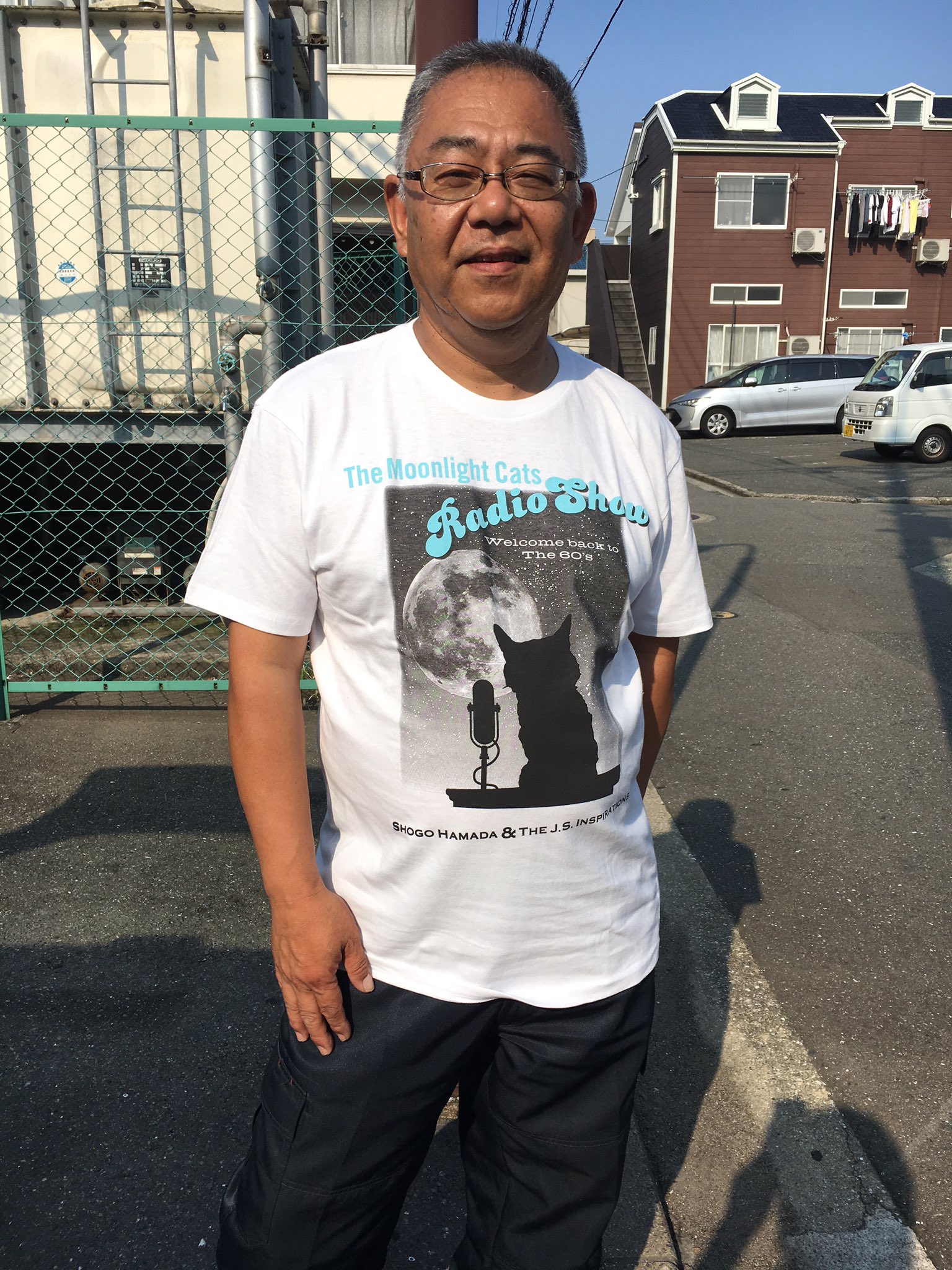 浜田省吾　新品未開封品ラグランTシャツ　XLサイズON THE ROAD2015 浜田省吾ラグランTシャツXLサイズ 新品未開封品 ON THE ROAD2015 浜田省吾