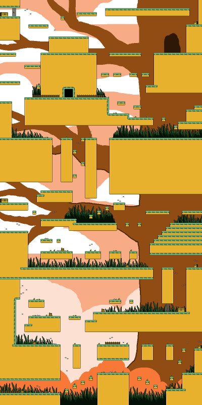 Mojoman1289's tweet photo. Frog Dad level 1 test with new colors #gamedev #gamedesign #pixelart #gameplay #indiegame #indiedev #frogdad https://t.co/HsAJ5fpj6u