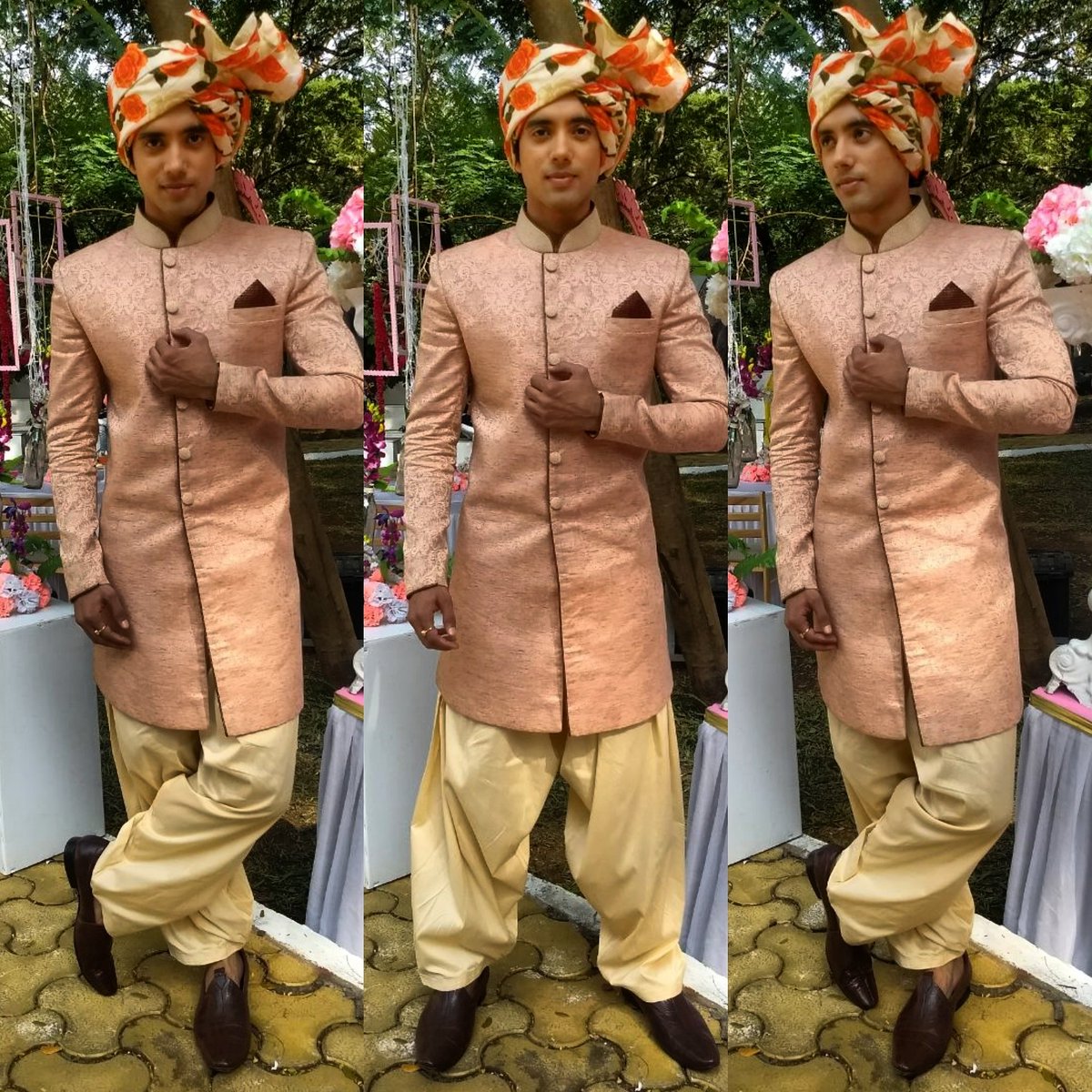 RohanRai1509's tweet photo. Dapper much? 🤵🤘

#PiyaaAlbelaa #weddingsequence #onset #sherwani #Indian #zeetv https://t.co/Ofb0Gox7qZ