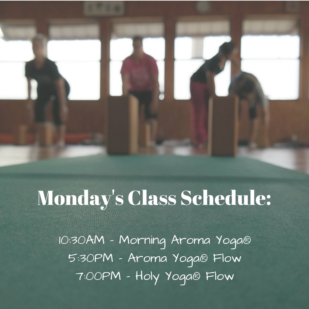 What better way to start your week than w/ #essentialoil infused #yoga?
Well, tomorrow we have THREE opportunities to #stopandsmelltheoils!
