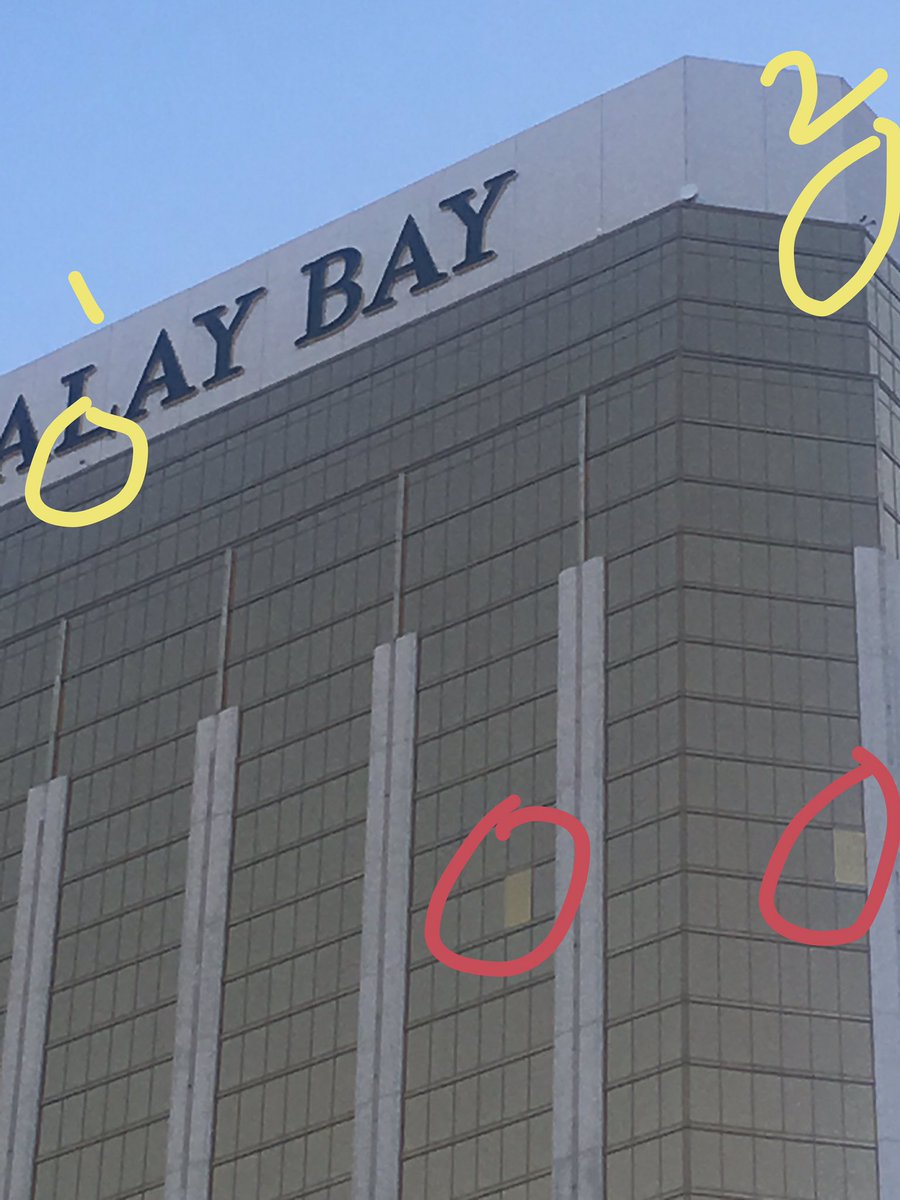 LauraLoomer's tweet photo. From another angle, there's 1 360 degreee cam facing 1 window, &amp; 2 additional above other. Where is the footage @FBI @DHSgov @MandalayBay ? https://t.co/3hI2w6C546