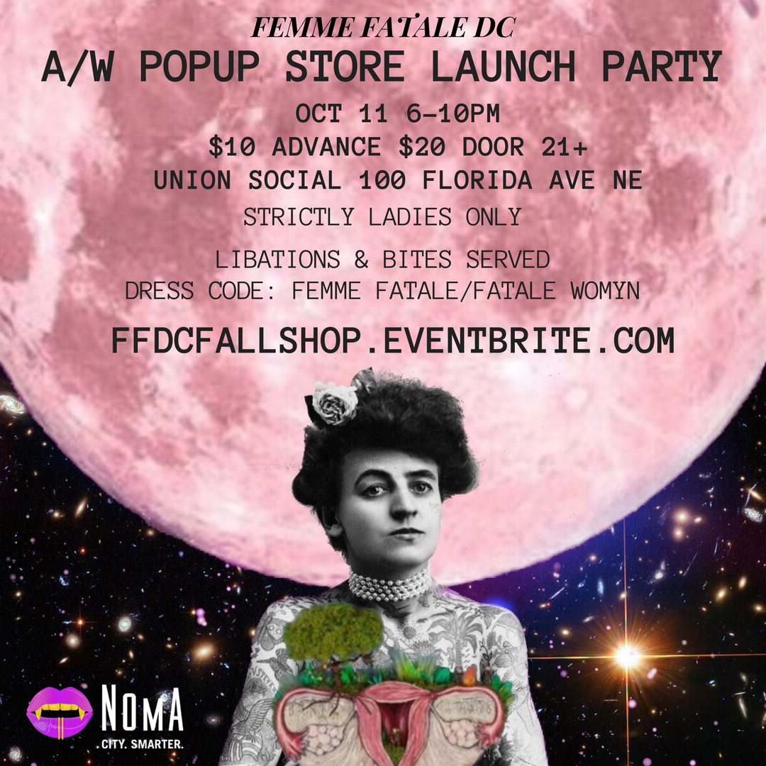 LedaBlackArtist's tweet photo. The perSISTERS launch in NOMA with #FemmeFataleDC Ladies party 10/11 https://t.co/BtTBCx0Lrb #aCreativeDC #FemalePowerProject
#MadeinDC https://t.co/b1Xsyg4VwU