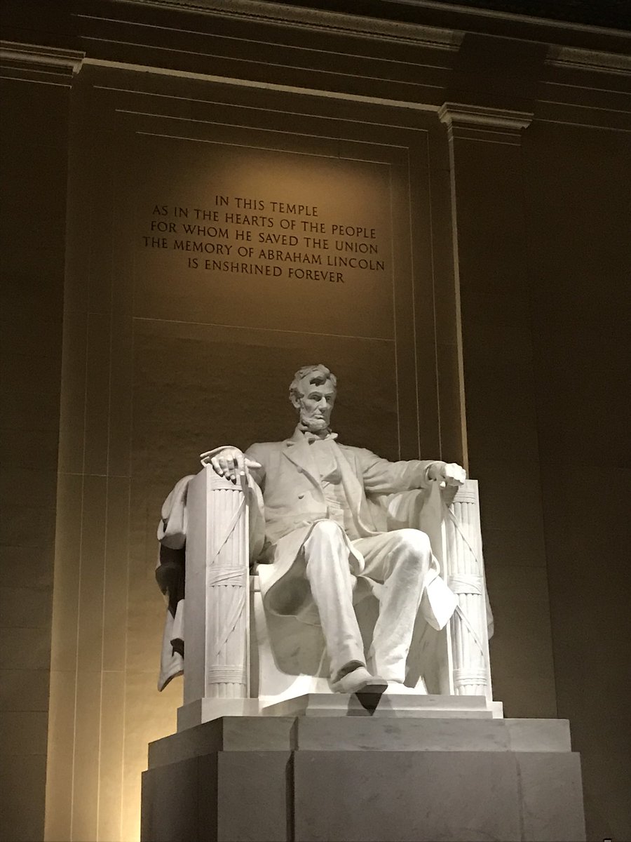 LincolnAndGrant's tweet photo. Visiting our namesake seemed like a fitting first stop before a week of meetings in DC. #conceivedinliberty https://t.co/aV3HufS3NB