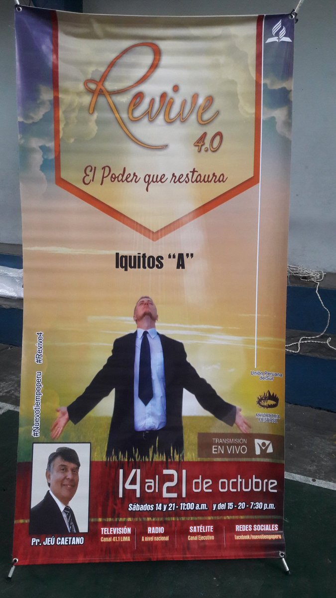gechimati's tweet photo. En Iquitos "A" Perú, ya se vive #Revive4.0 con Oración de madrugadas cada domingo  @EnzoChavez @PrCarranza @EDINSONVASQUEZ @prertonkohler https://t.co/6N56j03get
