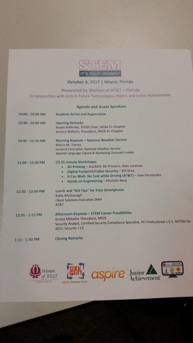 STEM: IT'S YOUR MOMENT... Middle grades students learn about career opportunities in STEM-related fields