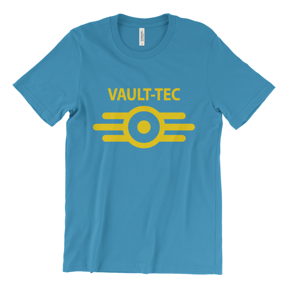 FictionalCorps's tweet photo. Vault-Tec Corporation | As seen in the Fallout game universe. Get a Vault-Tec t-shirt from only $28! #fallout #vault https://t.co/4fB8YMnTdf https://t.co/xW84b84hV2