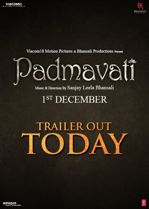 ShahidK_Clips's tweet photo. So excited! 1:03 pm in india &amp; 3:33 am in Canada! #Padmavatitrailer @shahidkapoor @RanveerOfficial @deepikapadukone https://t.co/PAU7LJSMAx