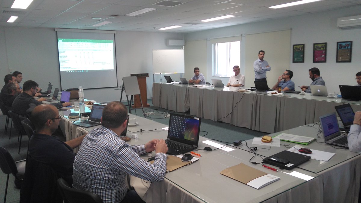 Hard work at the project management board meeting in Patras