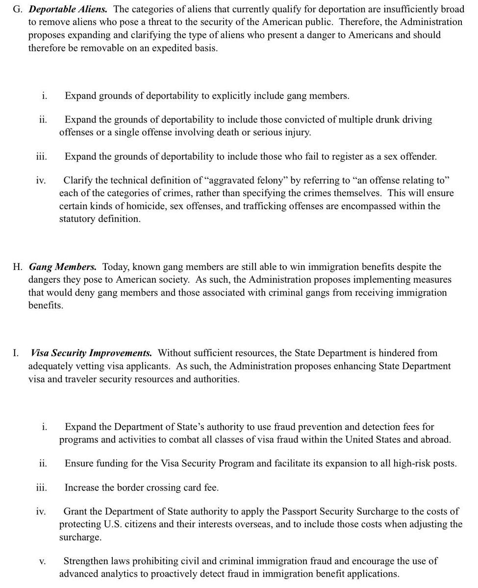 NewsNetNews's tweet image. ⚠️🇺🇸 3/4 BREAKING @POTUS Trump Letter to Congress on #Immigration Policy - Objective 2 - #InteriorEnforcement 844 pm Sun 8Oct17 🇺🇸⚠️