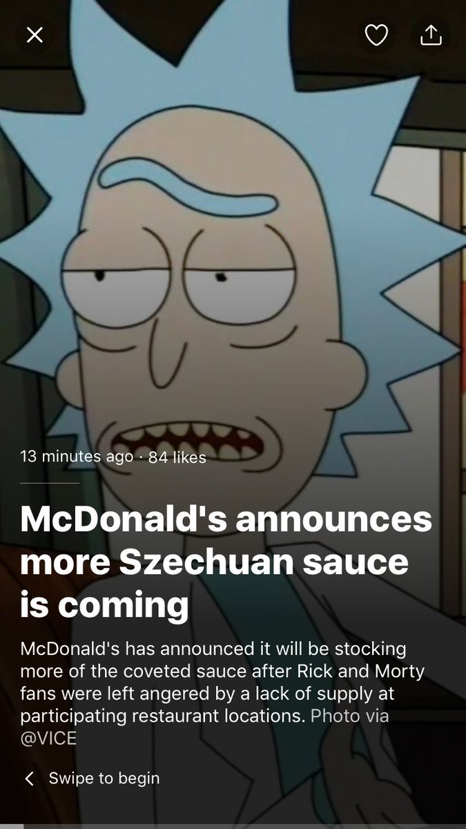 Shwackdmedia's tweet photo. @McDonalds rolled right over! Good job everybody. 👏👏 #szechuansauce https://t.co/4VD5sOuF1V