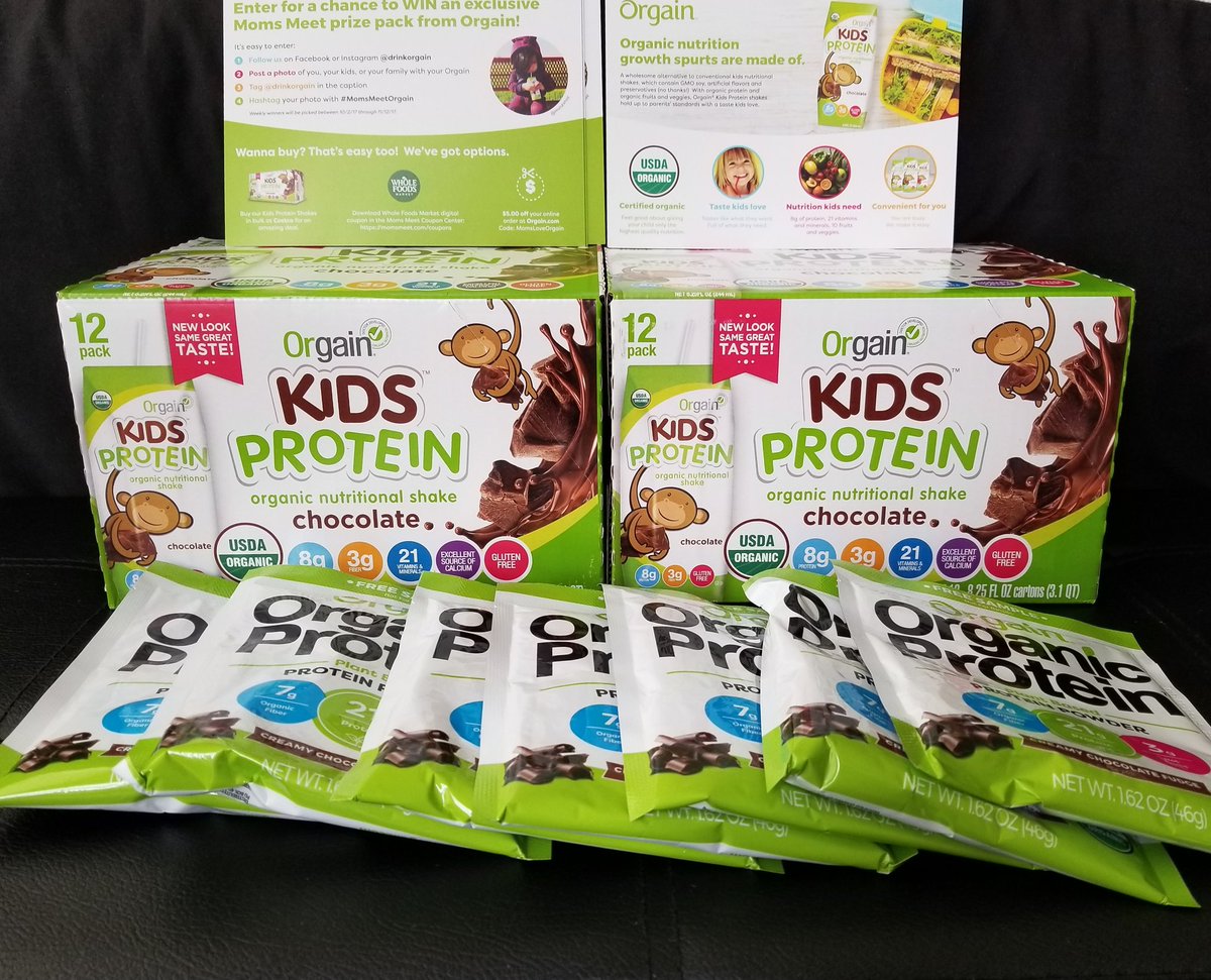 TemporaryWaffle's tweet photo. Orgain Kids Protein Drinks are great little nutrition drinks for your kids! @MomsMeet @DrinkOrgain #momsmeet #orgainprotein #gotitfree #ad https://t.co/TGHAdSP9Qs
