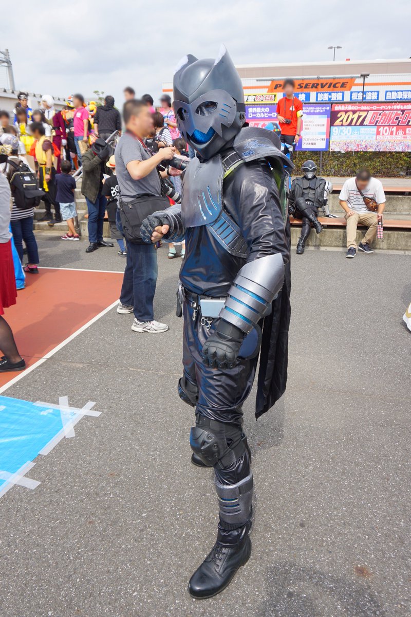 名前はまだ無い 吾輩はヒーローである 口の青いヤツ ほぼ外していたので けっこうレアな写真である