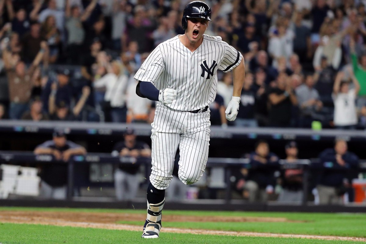 BleacherReport's tweet photo. Not done yet!

Yankees force Game 4 with 1-0 victory over Indians #ALDS https://t.co/JtkJqRvAWY
