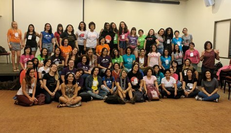 KatiaNakamura's tweet image. #PyLadies and #DjangoGirls Brazil at @pythonbrasil 13! #uaipython #pybr13