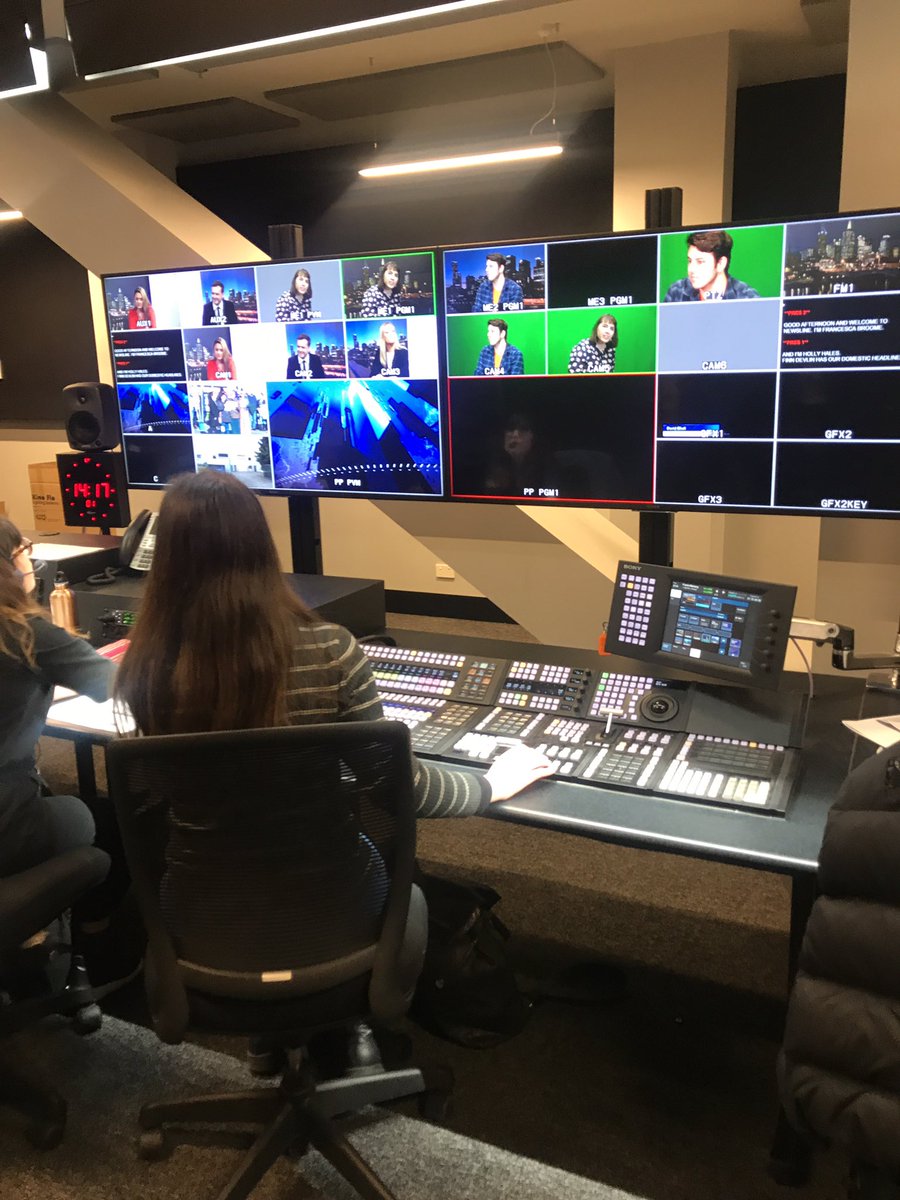 CityJournalRMIT's tweet photo. Rehearsal Time! What a great show it is going to be, plenty of incredible stories coming your way on @C31Melbourne #rmit #newsline https://t.co/lnVGfupzc4