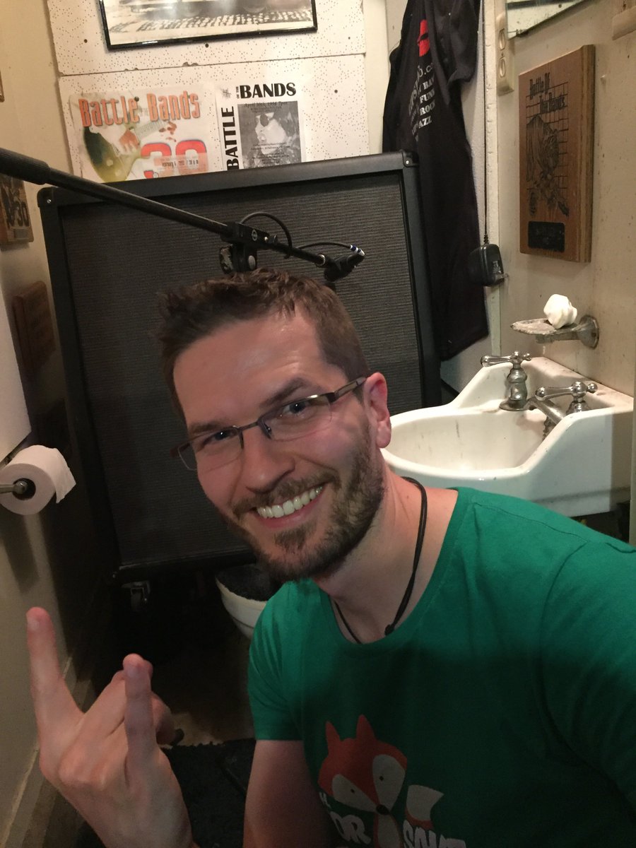 What's the most unusual place you've recorded at? This one didn't sound shitty at all! ;)