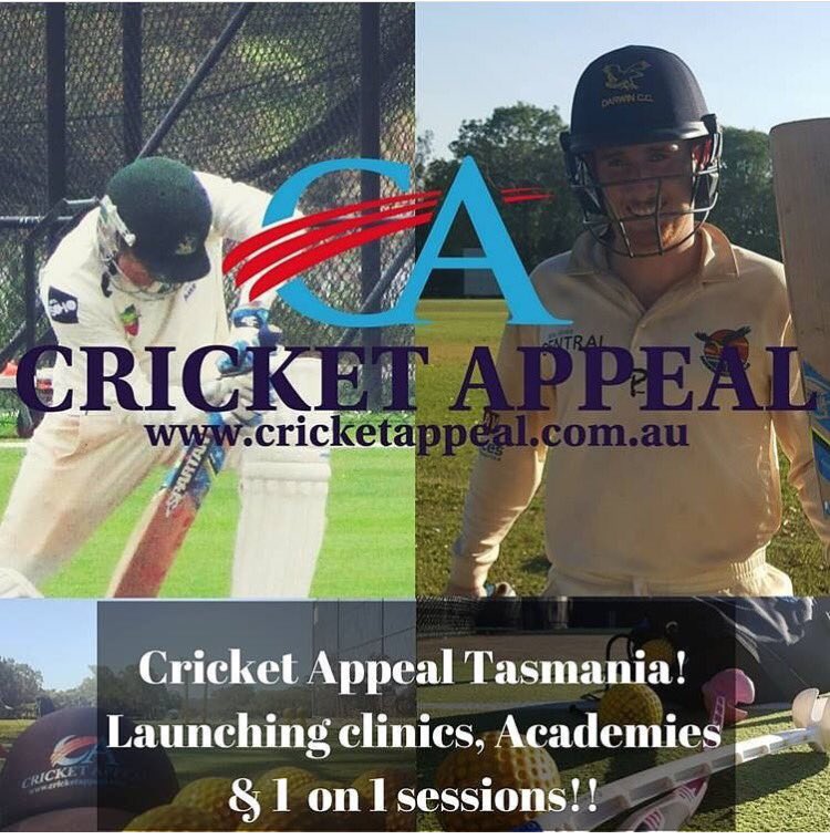 Contact Head Coach Luke Shelton to enquire or book a session Today! cricketappealtas@gmail.com 0430800694