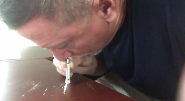 AndySlater's tweet photo. Dolphins offensive line coach Chris Foerster seen snorting a white powder in video. Team says they’re aware, but have no comment right now. https://t.co/T0VsuDRst9