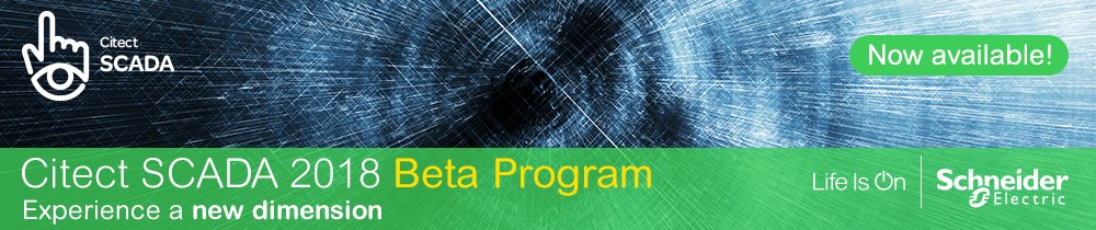 debnorth22's tweet photo. Register for our Beta program to help us road-test the next version of #CitectSCADA! https://t.co/pwfkzrb5Ib #LifeIsOn #CitectSCADA2018 https://t.co/oSMafUEiZw