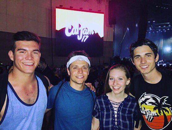 Brother Max Fees enjoying his fall break at CalJam 17 annual music festival in San Bernardino.