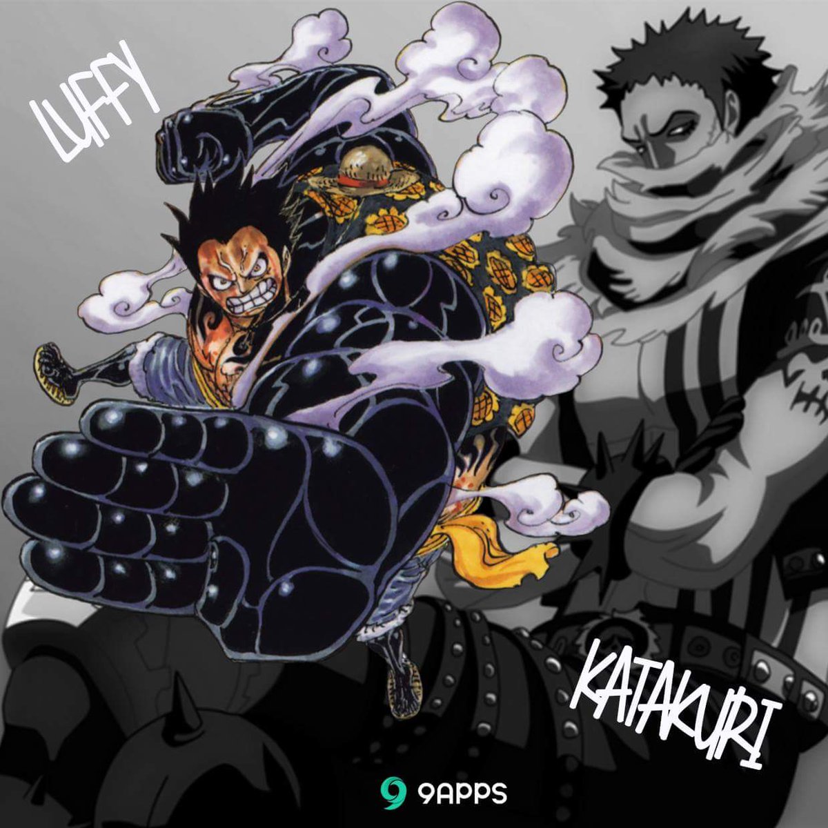 Luffy VS Katakuri, siapakah yang akan keluar sbg pemenang? Jawab di-reply ya.. #OnePiece #9APPS