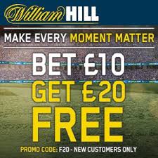 Get £30 when you bet £10 signing up with William Hill - bit.ly/Willy10420 #freebet #freemoney #acca
