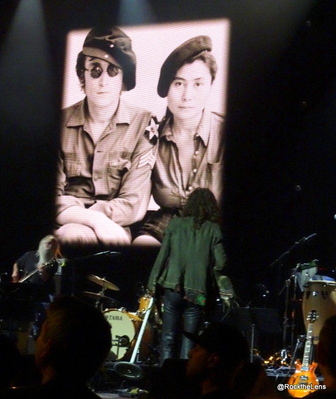 Happy Birthday John Photo of Steven Tyler from the John Lennon 75th birthday concert in NYC! 