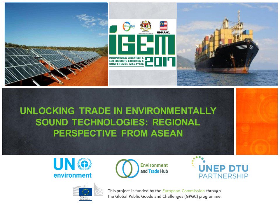 UNEPCCC's tweet photo. Join us for #workshop on 'Unlocking #Trade in #Environmentally Sound #Technologies', 13 October in Malaysia. Sign up https://t.co/lKwcDXtWrU https://t.co/0tfxzTIXd6
