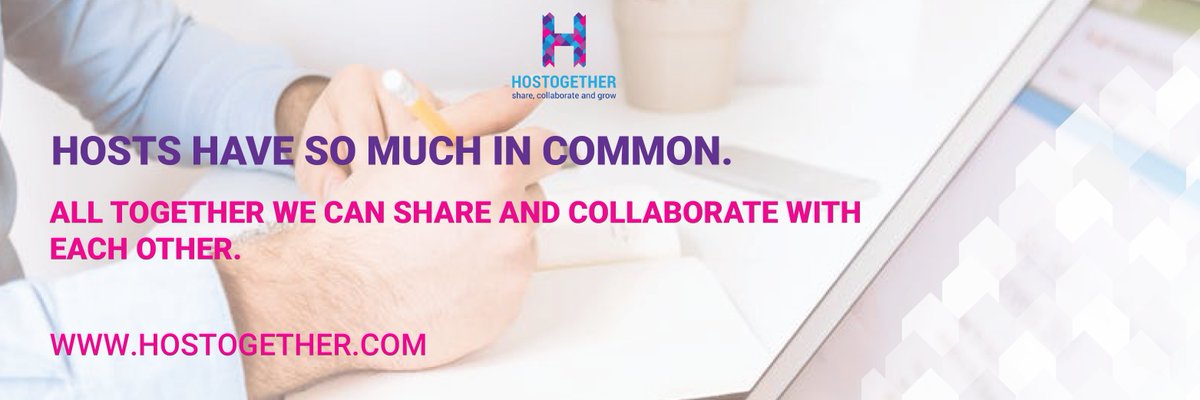 Hostogether's tweet photo. All together we can share and collaborate with each other!
#hostogether #community #share #collaborate #grow https://t.co/rZOcLGC6BO