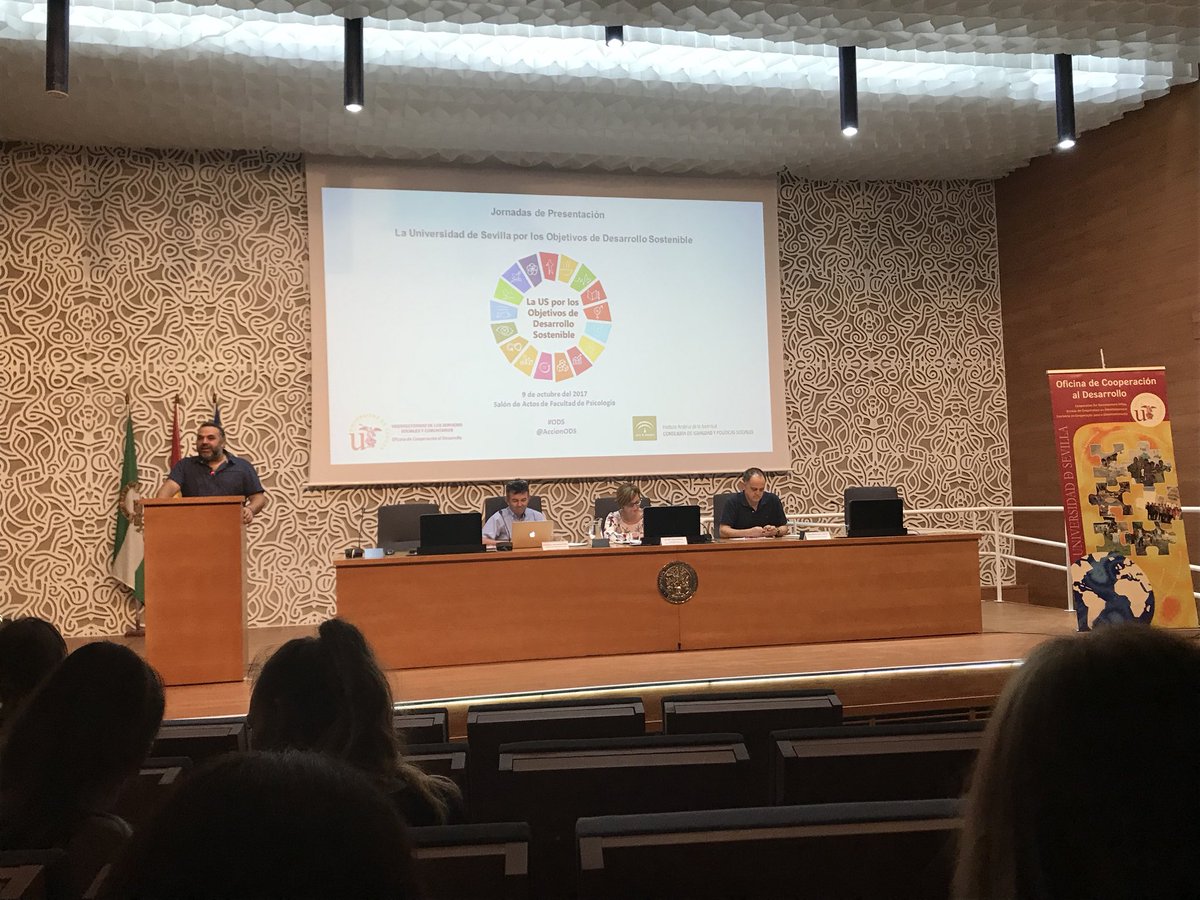 iaminmapsique's tweet photo. Arrancamos en la @facpsi con las Jornadas sobre los Objetivos de Desarrollo Sostenible #ODS #CooperaciónAlDesarrollo @unisevilla @ONU_es https://t.co/8NIMpFU9us