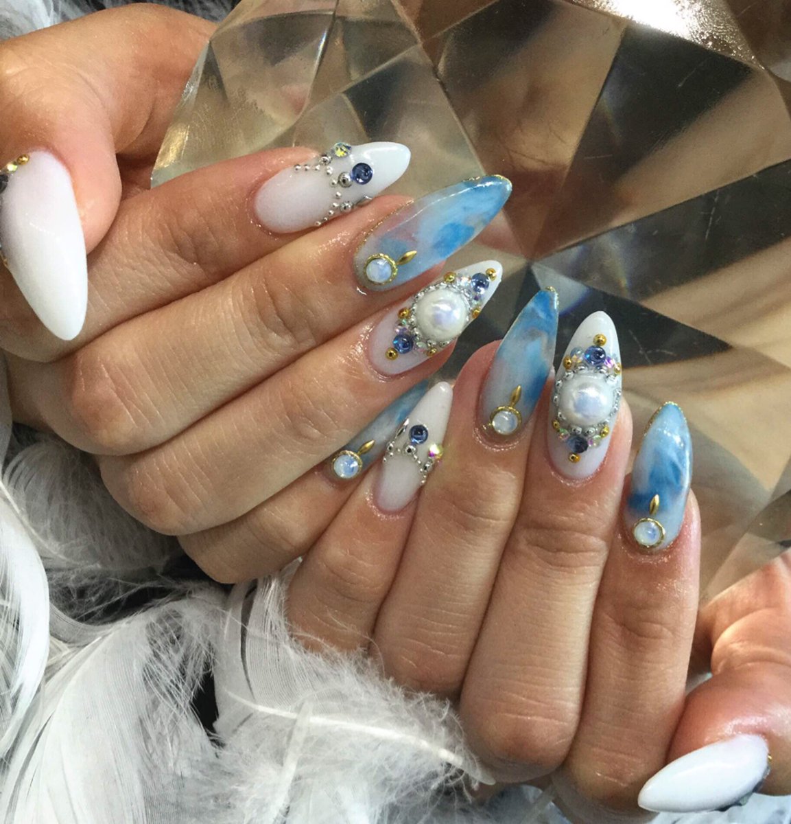 O Xrhsths Salute ネイル Sto Twitter ホワイト マーブル ホワイト マーブル スカイブルー スカルプチュア デザスカ サロン サルート Salute 京都 祇園 河原町 烏丸 四条 三条 ネイル 脱毛 セルフホワイトニング 美容 人気 おすすめ 全身脱毛