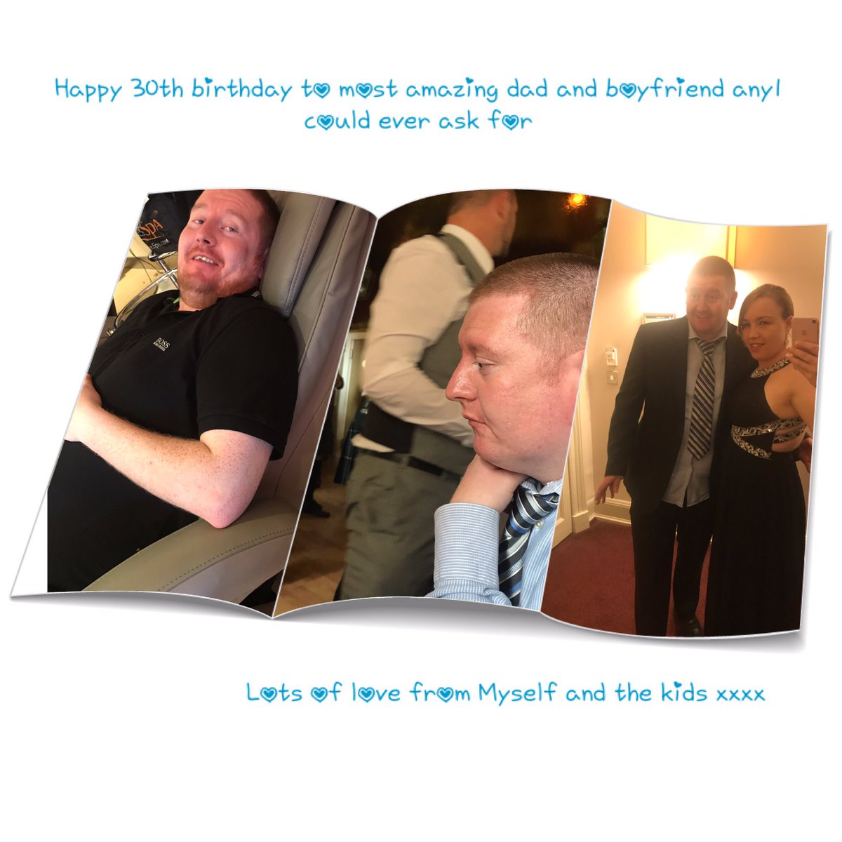li_dunn's tweet photo. Happy 30th babe. Love u loads xxx https://t.co/A4nPlDKXpM