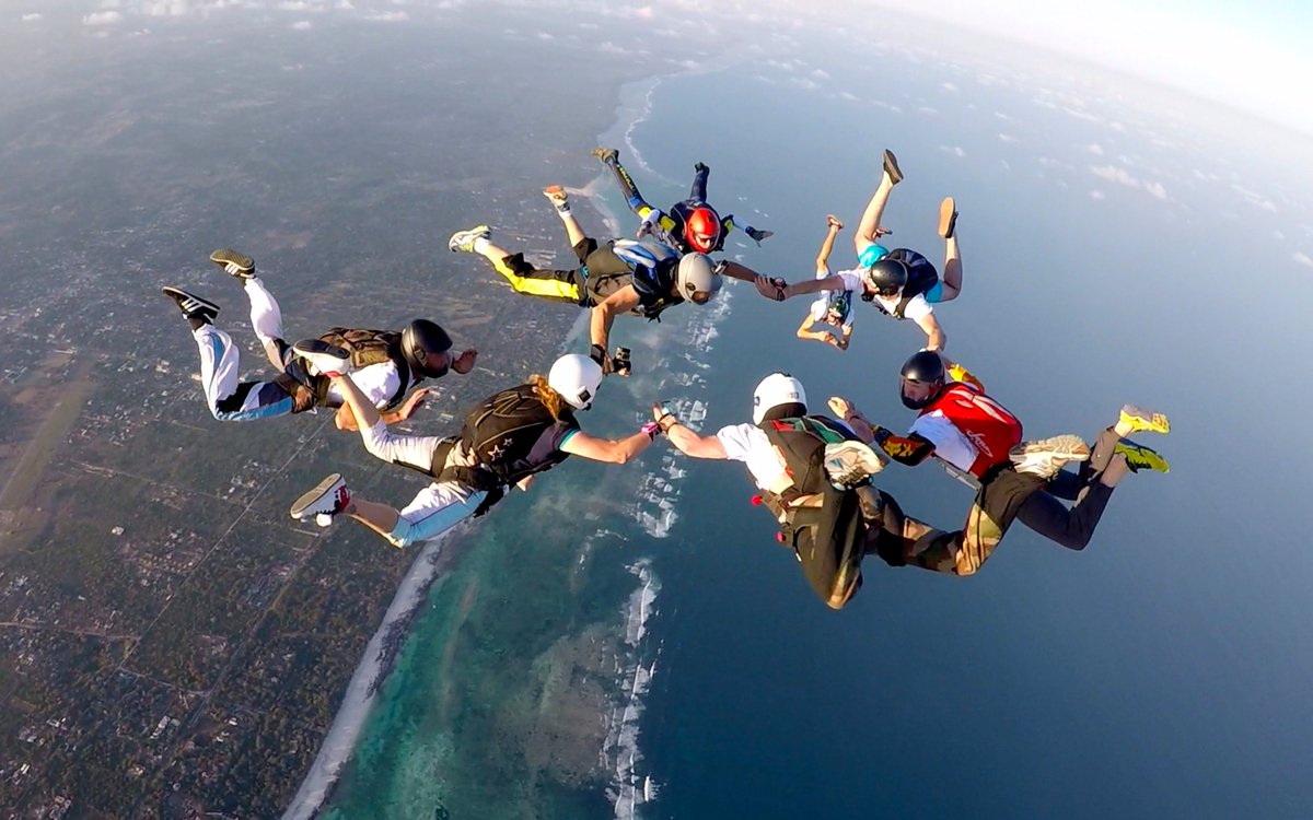 Start the week with purpose! Book your next #bucketlist adventure today! Why not try #skydiving at #Kenya's #DianiBeach?! #MondayMotivation