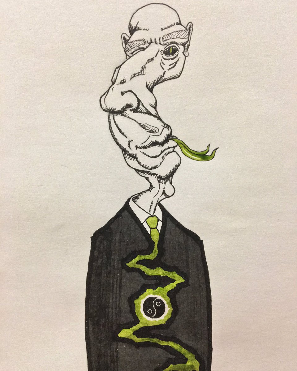 ColombianRoast's tweet photo. VIII. #inktober #inktober2017 #crookedtothecore https://t.co/IcMZeK55pa