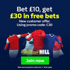 Use Promo codeC30 to get a £30 free bet with William hill bit.ly/Willy5acca Let us know how you get on!!!