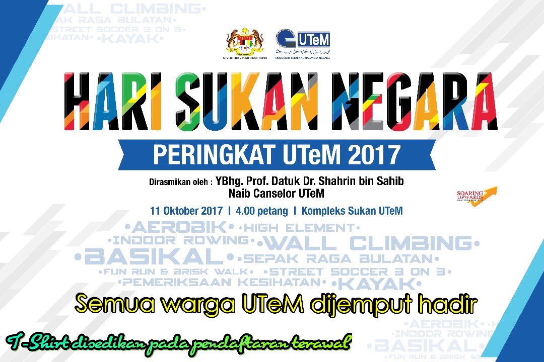 naszx__'s tweet photo. Jangan lupa guyss rabu ni kita ada HSN. Daftar awal dapat baju free. Jangan lupa cuba aktiviti wall climbing dan high element. #kerexutem https://t.co/A7JrLyHHtg
