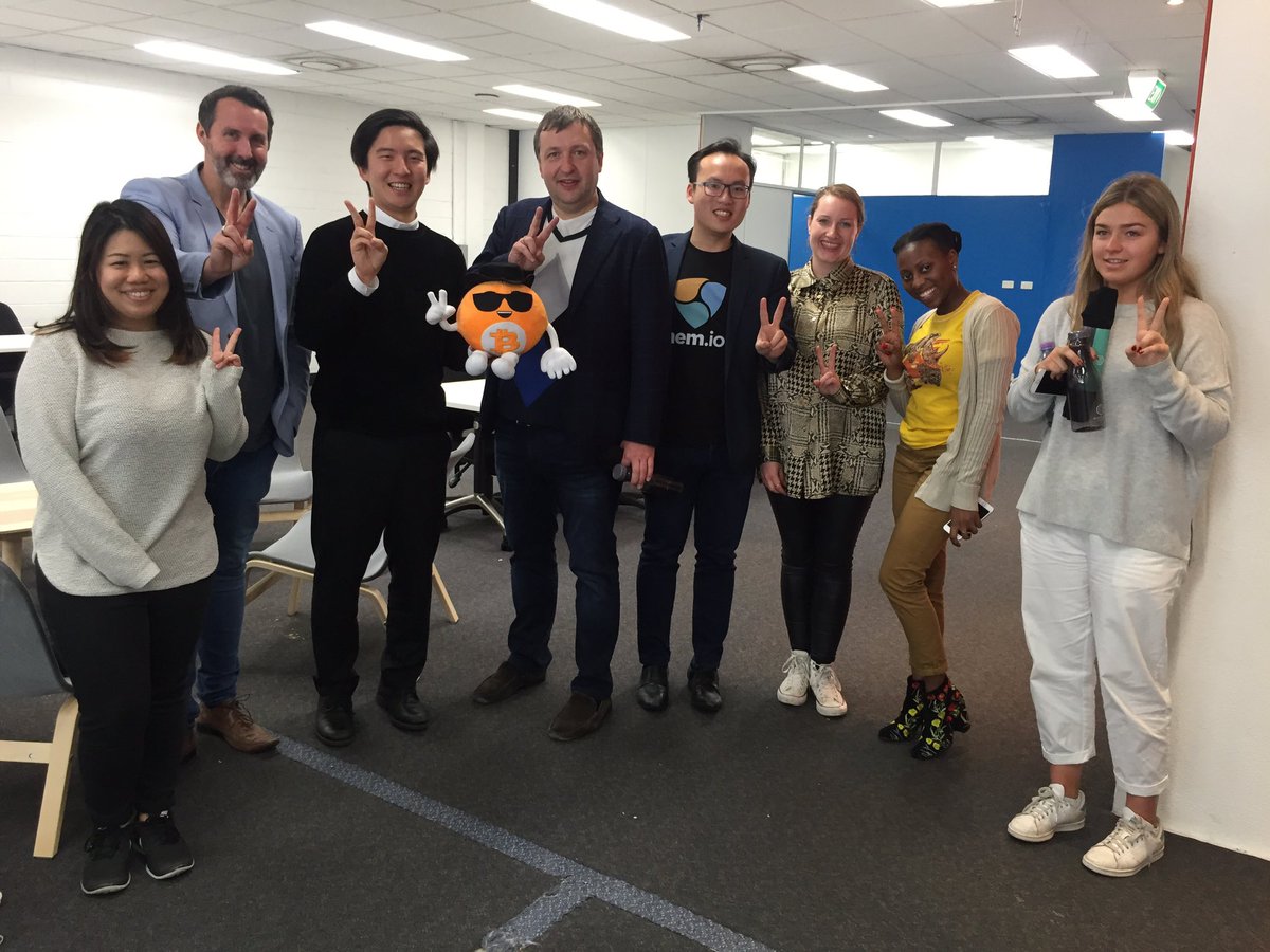 Checking out e new <a href="/BlockchainCTR/">Blockchain Centre</a> space with <a href="/TonyGuoga/">Tony G</a>, JasonWebb, SamLee &amp; <a href="/BlockchainCTR/">Blockchain Centre</a> team #Expansion #Community #Coworking #Melbourne