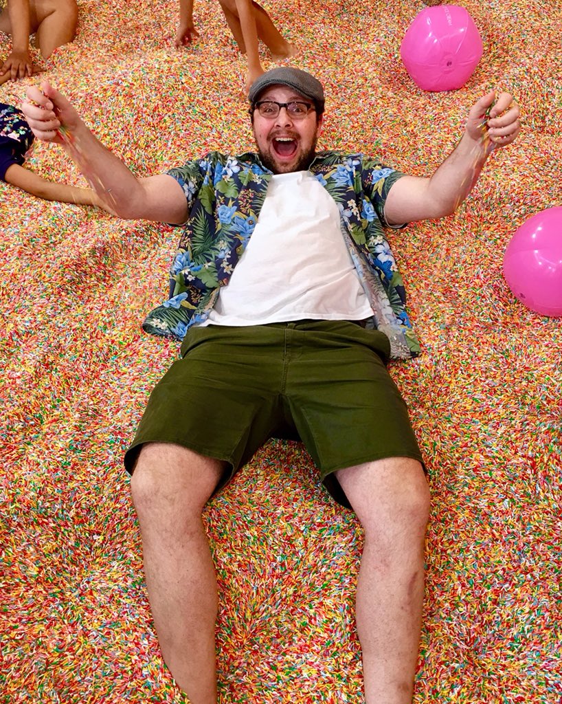 <a href="/museumicecream/">Museum Ice Cream</a> <a href="/liztigelaar/">Liz Tigelaar</a> <a href="/TerrySelucky/">Terry Selucky</a> SO much colorful, frozen fun today at <a href="/MuseumIce/">Museum of Ice Cream</a> ...I highly recommend it to all ❤️💛💚💙💜💗😎 I was like a kid in an ice cream shop! 🍦🍫🍭🍩🍬