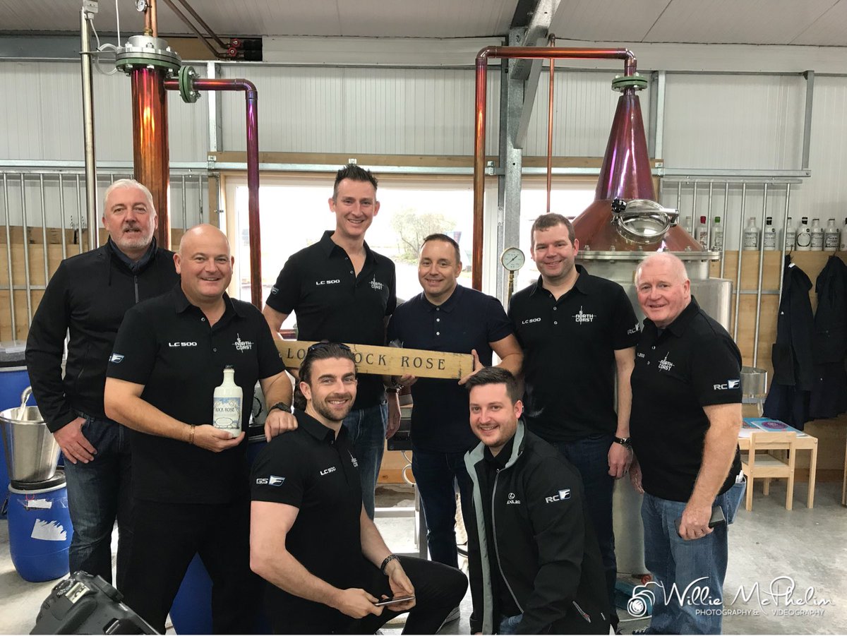 WMCPHELIM's tweet photo. @RockRoseGin The Lexus Scotland NC500 team #Lexusscotland https://t.co/3fc7U3Ew3I