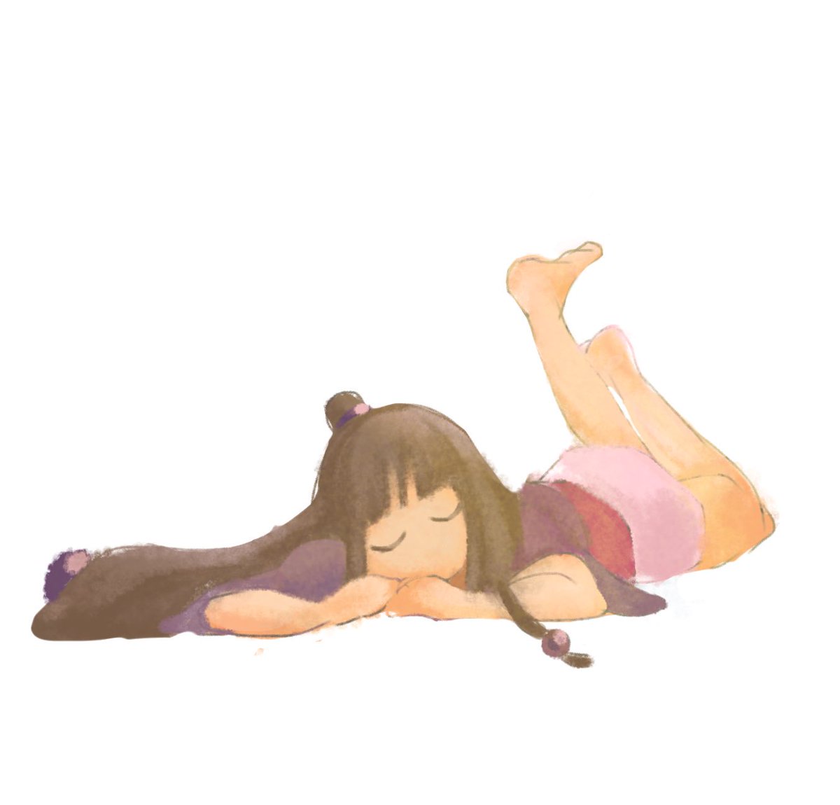 夕方のスヤァ…真宵ちゃん