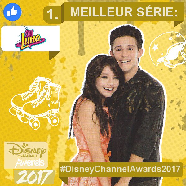 DCMagOff's tweet photo. #DisneyChannelAwards2017 #1
Meilleure série de Disney Channel!
#SoyLuna
#Andi
#AgentKC
#HarleyLeCadetDeMesSoucis https://t.co/zF14DsDGGt