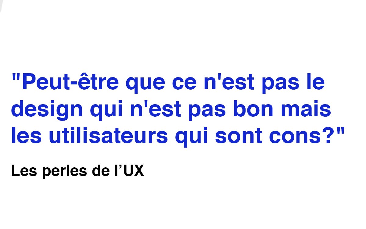 📢 Pour bien commencer la semaine un sujet léger et drôle "Les perles de l'UX" 😄 via @Maxime_Frere buff.ly/2y9tQdA